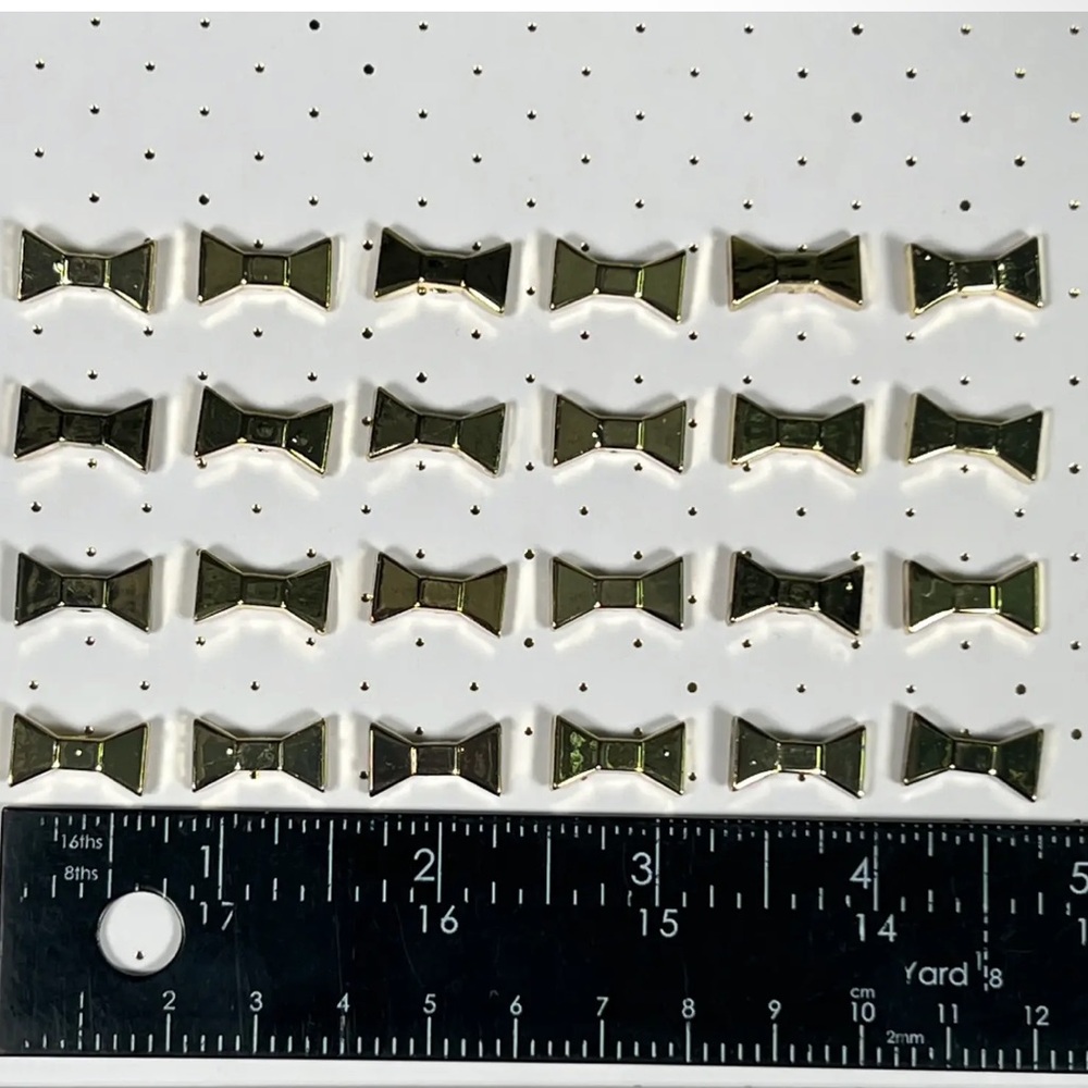 kate spade Gold Bowtie Push Pins NWT - Picture 5 of 7